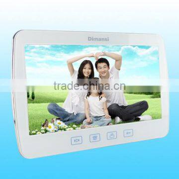 2015 New Type waterproof CCD camera handfree Full Touch Screen video door lock smart phone