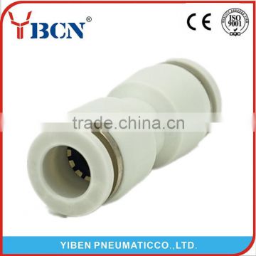 High quality PU plastic connector air fitting plastic pipe fittings white fitting