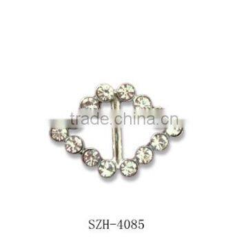 Zinc Alloy Bra Ornament Buckle With Rhinestones photo-3