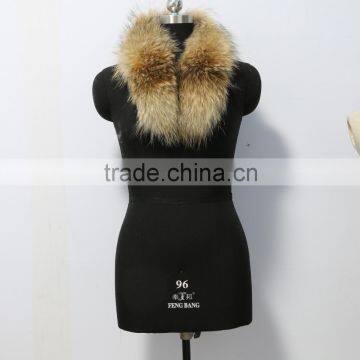 RC05 Full Raccoon Fur Collar High Quality photo-2