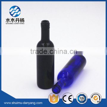 Fancy 50ml liquor bottle glass drinking bottle for wine