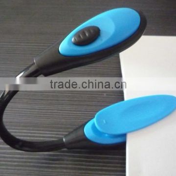 flip clip led reading light & led snake flexible reading lamp