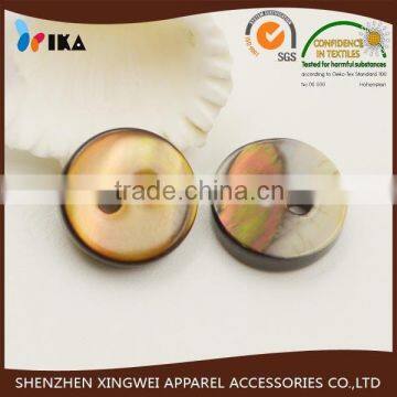 Hight Grade Coffee Four Hole Shell Button for Shirt