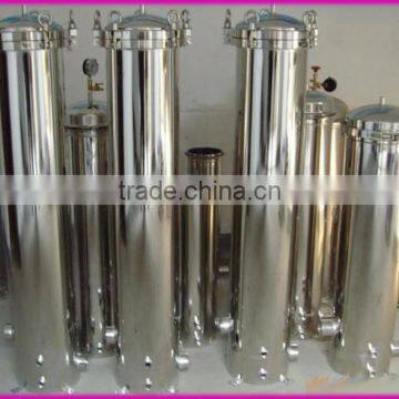 Stainless steel sanitary cartridge filter housing