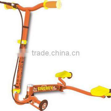 Two Wheels 100% IRON Folding Foot Pedal Kick Scooter for Kids Hand Press Brake photo-4