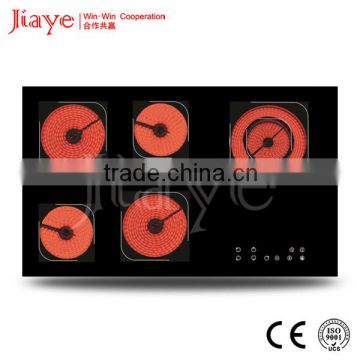 5 zones touch control ceramic hobs reviews JY-CD5005