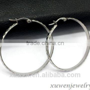 Ladies Thin Wire Stainless Steel Bulk Hoop Earrings photo-3