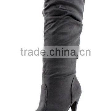 Baghdad Knee High Slouch Boots,women High Heel Boot,Red Boots photo-4