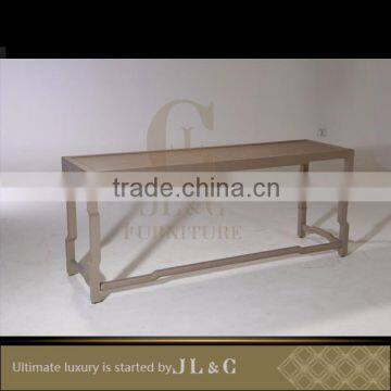 AT09-02 Irregular Hand Engraving Leg Rectanglar Coffee Table High-end Furniture Factory Price JL&C Furniture