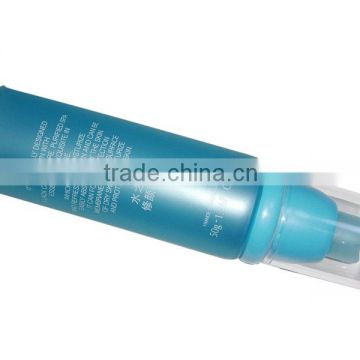 cosmetic soft tubes with lotion pump