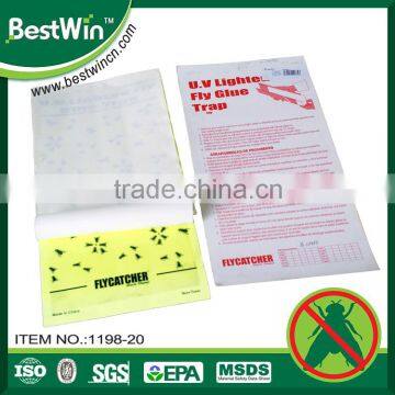 BSTW professional pest control factory wholesale sticky UV lighted fly trap papers