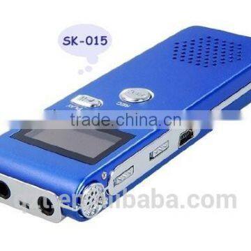 Mini Digital Voice Recorder SK-015 built-in 4GB/8GB memory with MP3 Format USB Telephone Recording repeater function