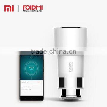 Roidmi Wholesale Multi-function Fashional Design Bluetooth 2 Port Wireless Usb Smart Car Charger With Output 5V 2.4A 2nd Gen photo-4