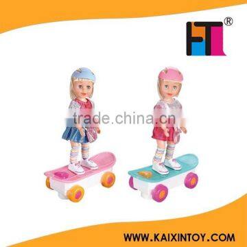 13" doll skateboard funny electric toy car