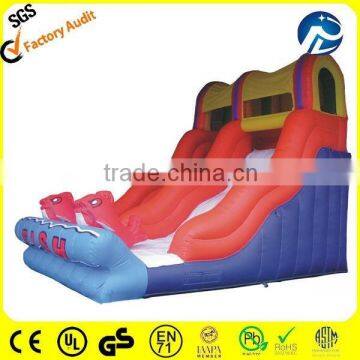 cheap commercial giant inflatable slide, inflatable jumping slide for sale
