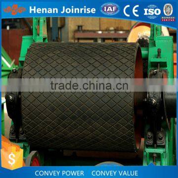 Belt conveyor drum pulley for cement industry