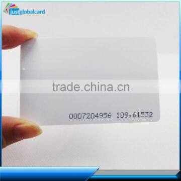 sle4442 white blank plastic id card for inkjet printer