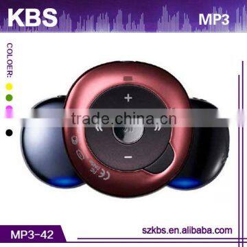 Gift MP3! 2013 New Design Headphone Support USB disk function mp3 clip