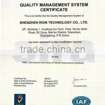 QUALITY MANAGEMENT SYSTEM CERTIFICATE