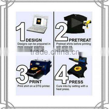 cheap & high quality digital garment flatbed printer