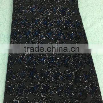 CL14-1 (25) New arrival and high quality African Velvet lace fabric with sequins for dress and clothes