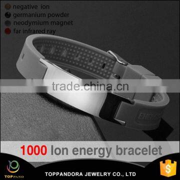 China Silicone Wholesale Energy Cheap Custom Silicone Bracelet/ Adjustable Silicon Wristband/ Silicon Bracelet