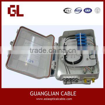 8 core fiber termination box with PC/ABS material
