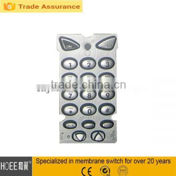 mobile phone silicone rubber dome flexible keypad