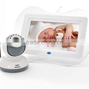 7 inch 7.0 Screen 2.4GHz Wireless Baby Monitor Video Talk Camera Night Vision