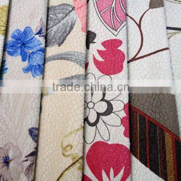 100% polyester fabric with printing flower