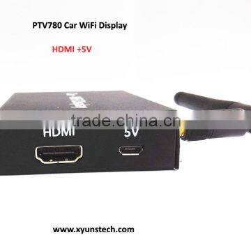 Car Airplay Wi-Fi Miracast box wireless mirror link with double control RGB for original car