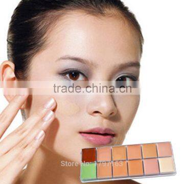professional 12 color makeup palette face cream concealer