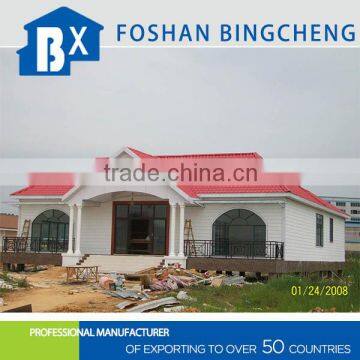 Strong Anti-knock waterproof Colorful Prefab Villas