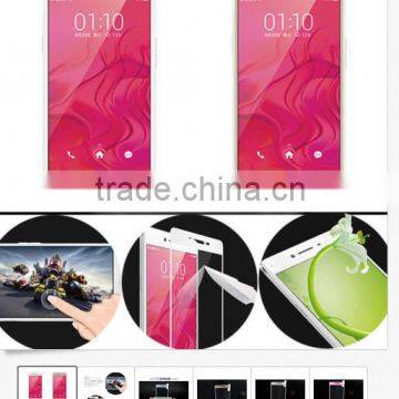 Full Coverage LCD Screen Protector Film Tempered Glass for Oppo R7 Plus R7S R9 photo-3