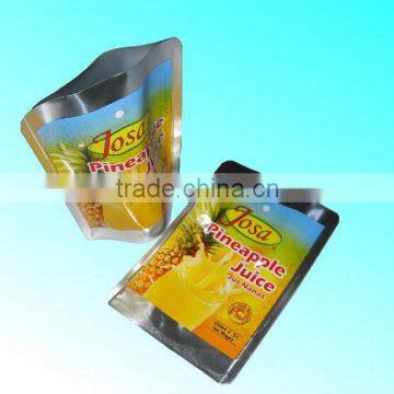 3 side seal bag for sweet potato starch,400g plastic bag for food powder product,low price bag with clear window