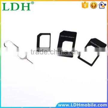 Best Price Convert Nano SIM Card to Micro Standard Adapter For iPhone 5 Wholesal&free shipping