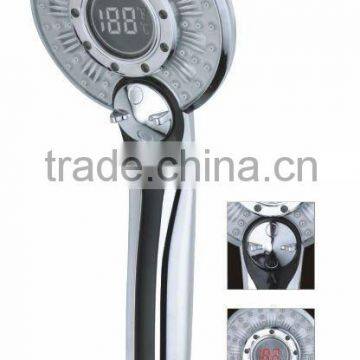 temperature shown LED hand shower