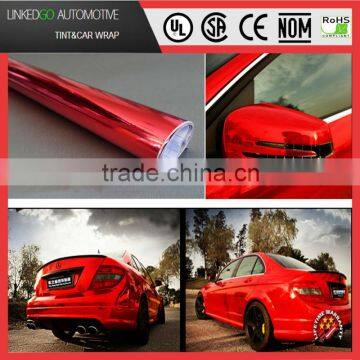 Best price car wrap sticker chrome gold car wrap vinyl mirror car wrap car wrapping