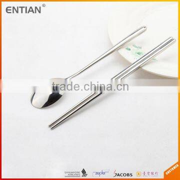 chopstick high quality, steel chopsticks spoon, korean spoon and chopstick