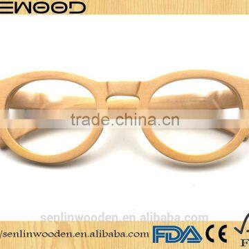 Latest fashion eyeglasses optical frame Sunny Europe wooden sunglasses