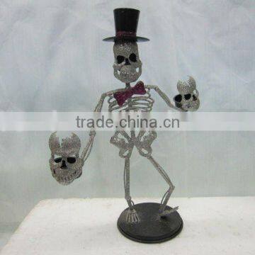 new products! metal skull halloween decoration