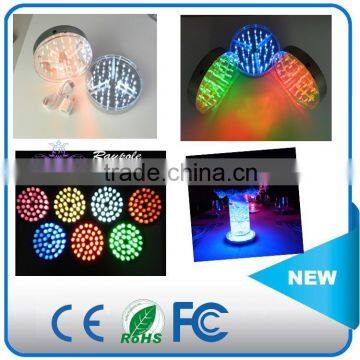 CE&RoHS&FCC Fairy Party Wedding Decoration 6 Inch 15CM Round Led Bases With 36pcs LED