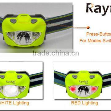 Led Light Sensor Powerful Headlamp With Custom Elastic Bands photo-4