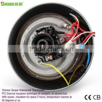 Baidu Household Appliance Double Layer SUS304 Stainless Steel Electric Tea Maker Kettle Heat Preservation for Milk Coffee Tea photo-6