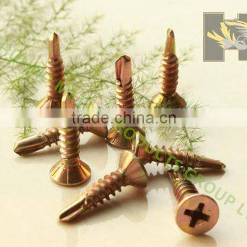 Alibaba Golden Supplier countersunk with antil slip ribs Tek screw