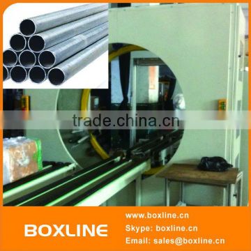 Automatic orbital horizontal stretch pipes wrapping machine