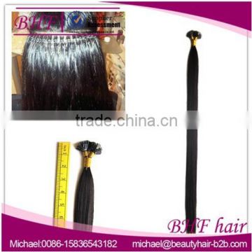 Cheap Price 100% Human Remy hair extensions Prebonded hair Flat Tip Hair On Sale