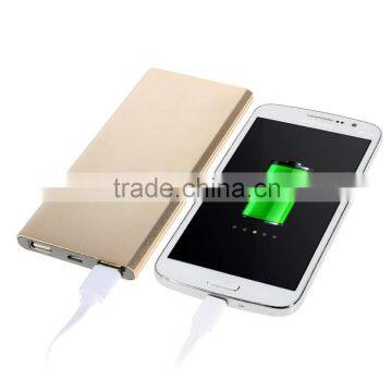 10000mAh Metal Power Bank Charger Dual USB Shake Control for iPhone/for Samsung/for Sony/for HTC/for Xiaomi