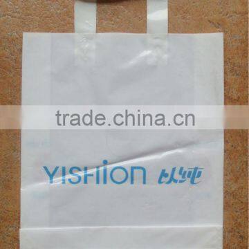 Wholesale Soft Loop Handle Plastic Bag