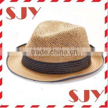 Plain cheap wholesale straw lifeguard hats